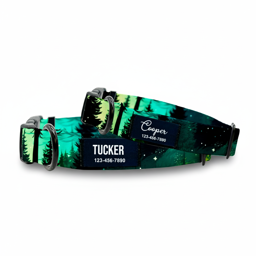Forest Nylon Dog Collar