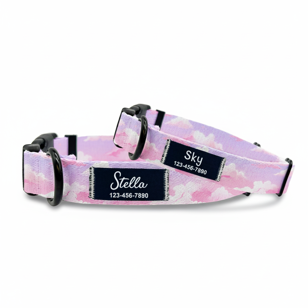 Purple Cloud Dog Collar