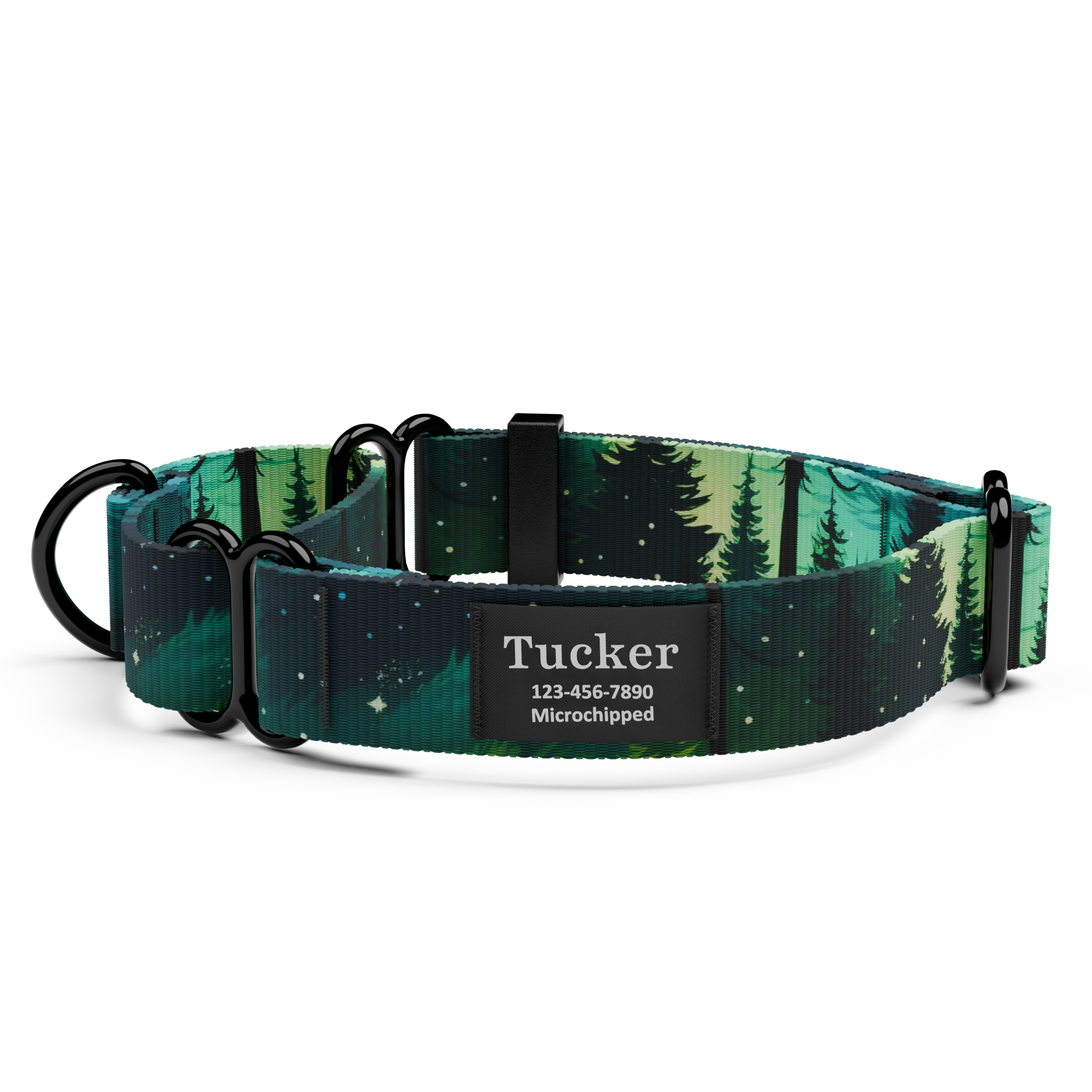 Forest Martingale Dog Collar