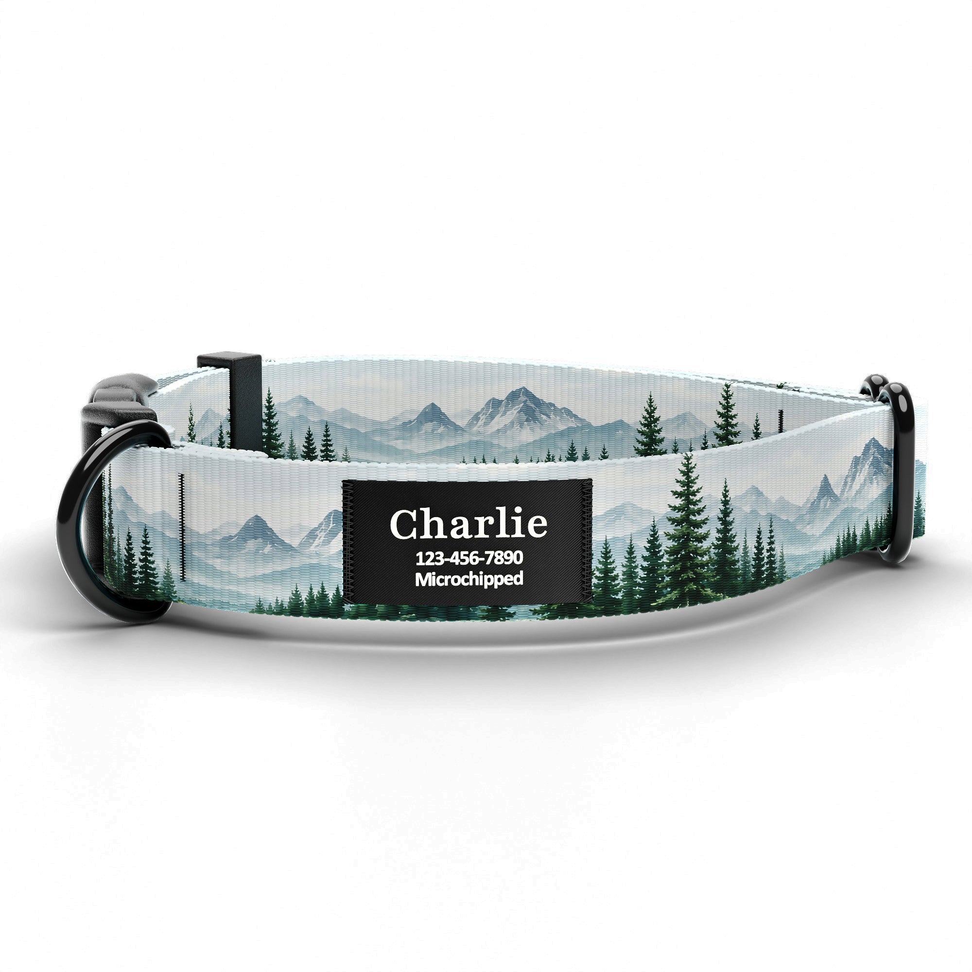 Alpine Forest Dog Collar
