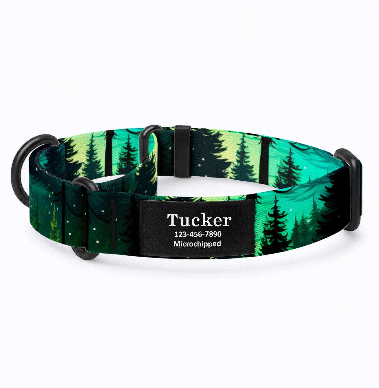 Forest Martingale Dog Collar