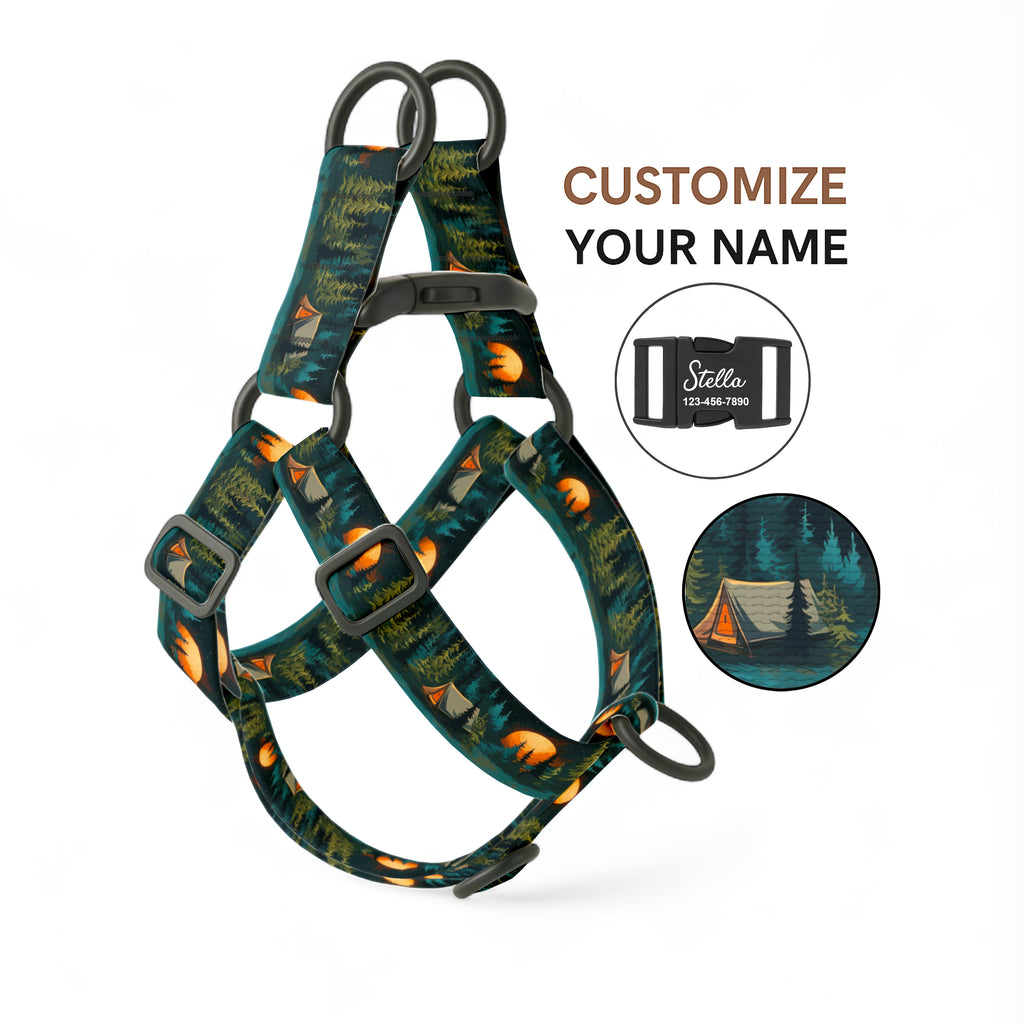 Moonlit Camp Step-In Dog Harness