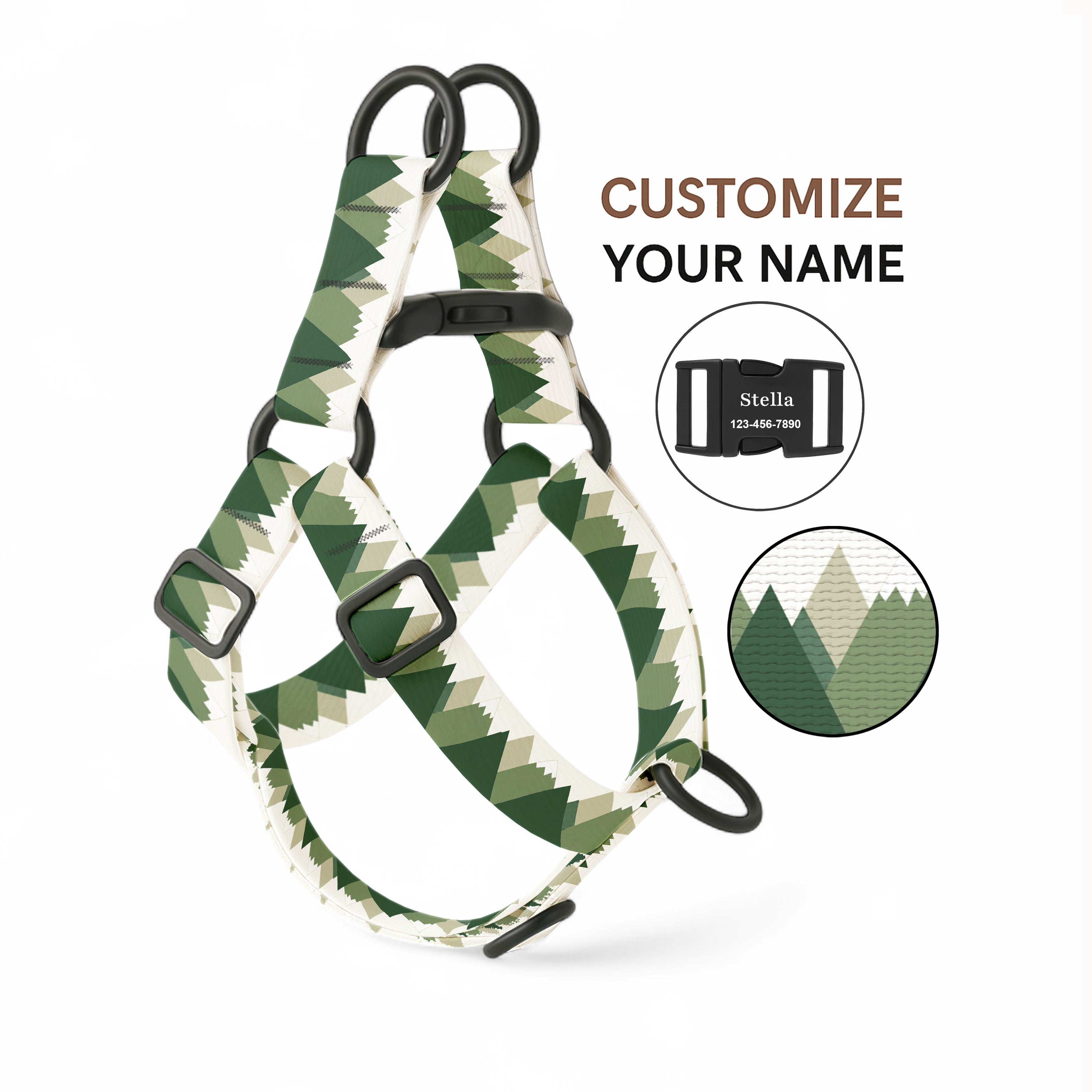Green Mountain Step-In Dog Harness