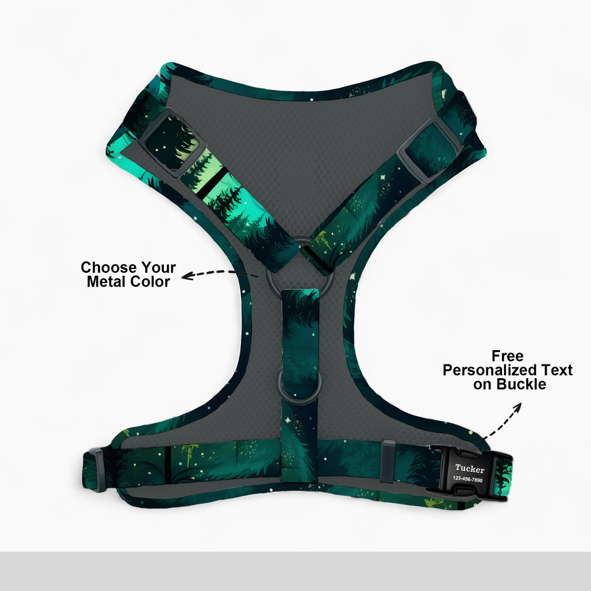 Forest Dog Vest Harness