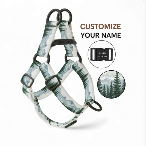 Alpine Forest Step-In Dog Harness