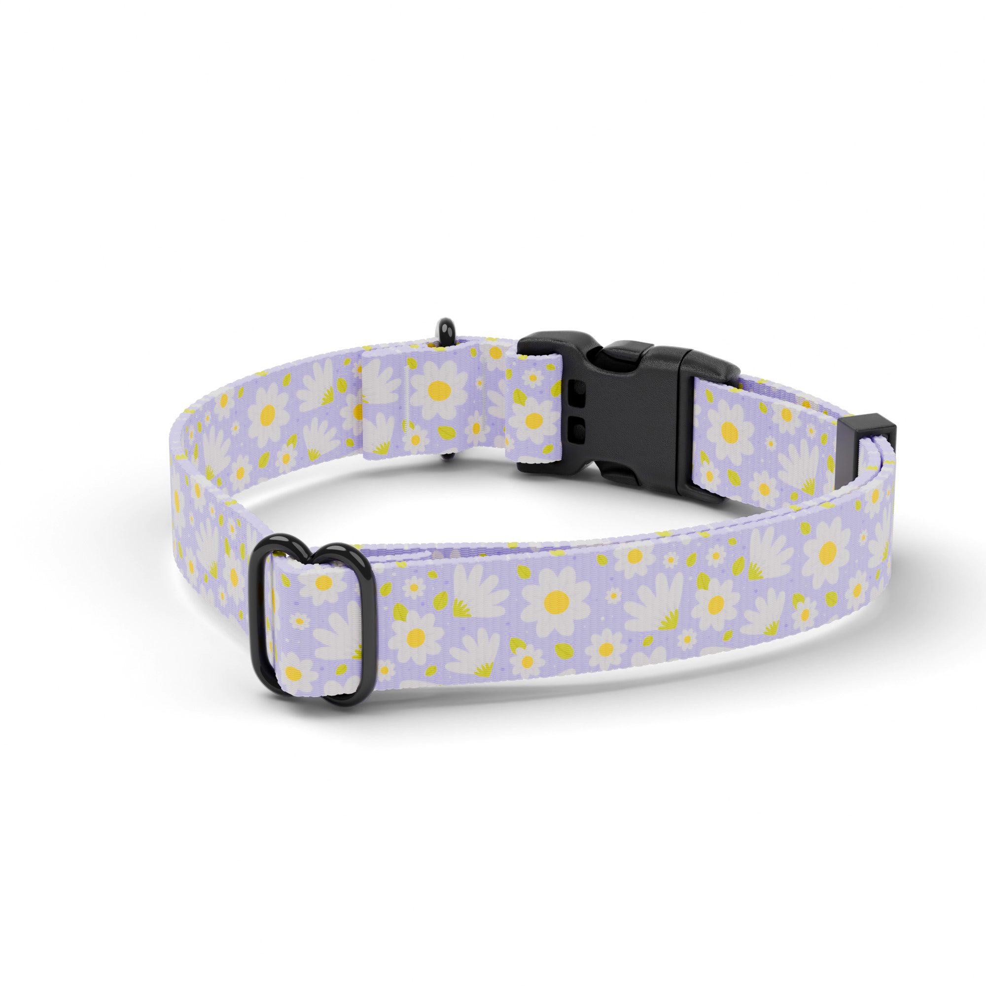 Lavender Daisy Dog Collar
