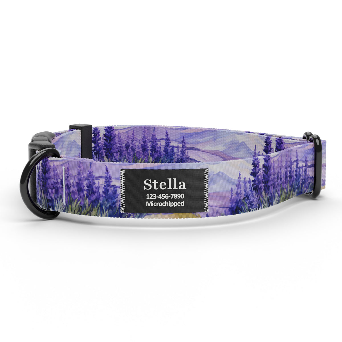 Lavender Field Dog Collar