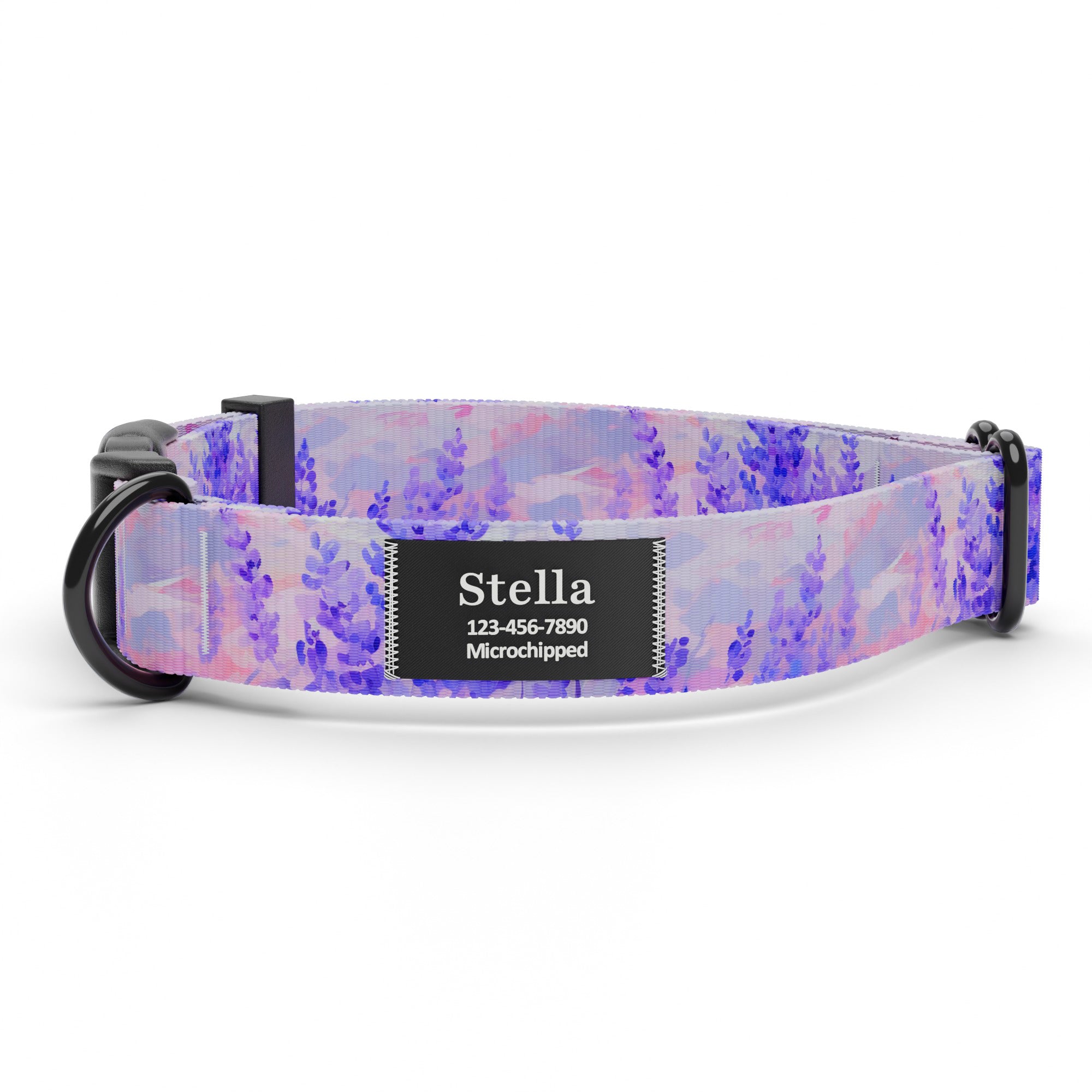 Lavender Mountain Dog Collar