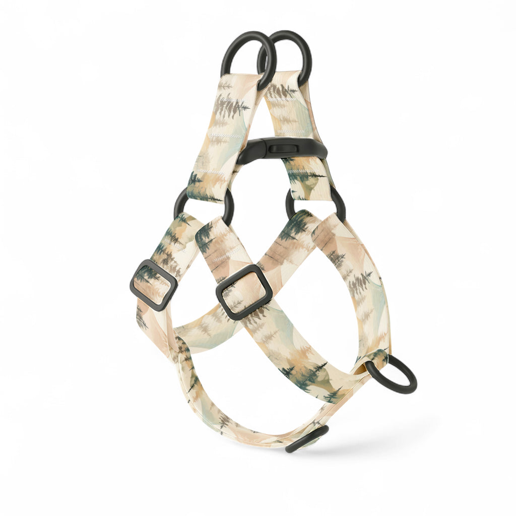 Neutral mountain dog harness