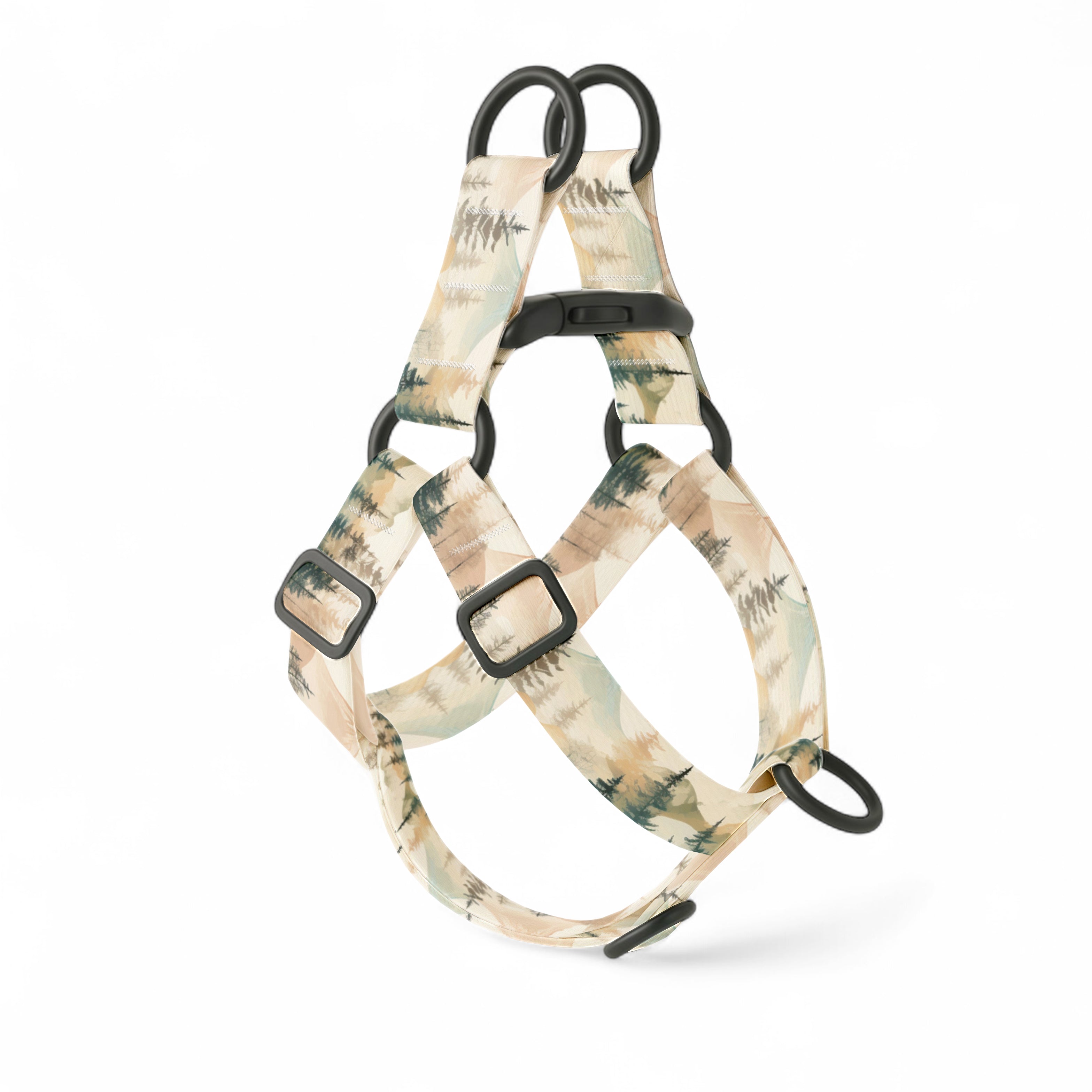 Neutral mountain dog harness
