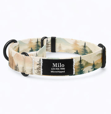 Misty Mountain Martingale Dog Collar