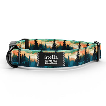 Mountain Lake Dog Collar
