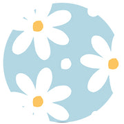 Blue Daisy Dog Collar