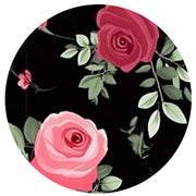 Black Daisy Dog Collar