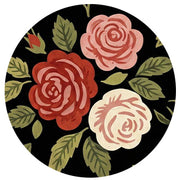 Black Rose Dog Collar