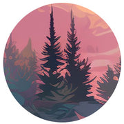 Pink Forest Dog Collar