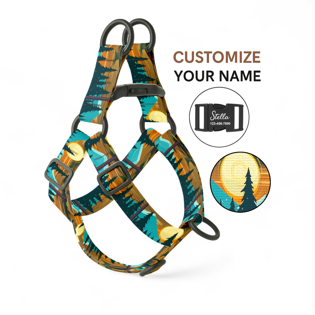 Mountain Sunset Step in Dog Harness