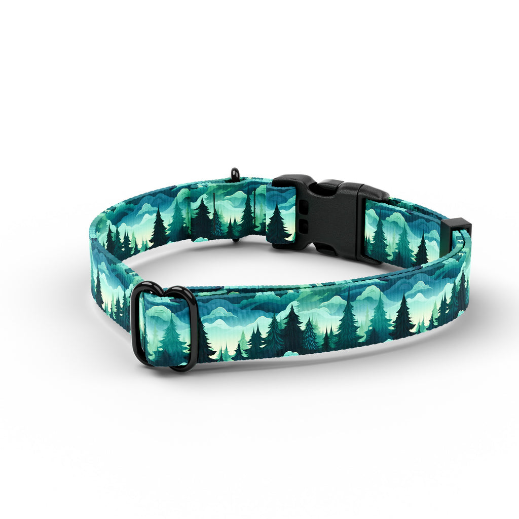 Green Forest Dog Collar