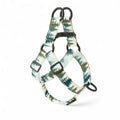Green pine tree dog harness