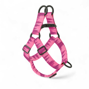 Pink Forest Step-In Dog Harness