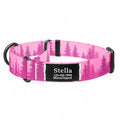 Pink Forest Martingale Dog Collar