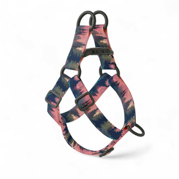 Pink Forest Step-In Dog Harness