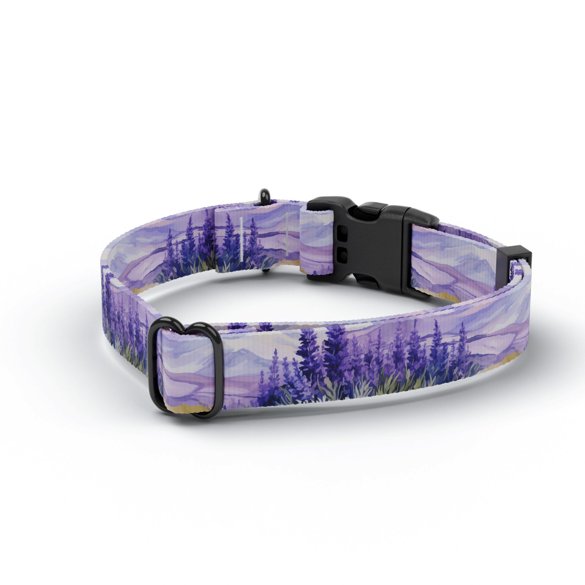 Lavender Field Dog Collar