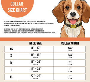 Pawswin Collar Size Chart