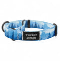 Snowy Pine Martingale Dog Collar