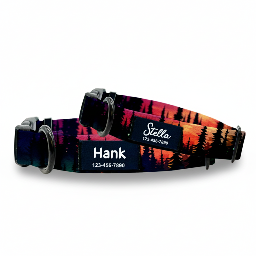 Sunset_Forest_Dog_Collar