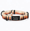 Sunset Mountain Martingale Dog Collar
