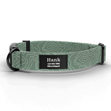 Topographic Dog Collar