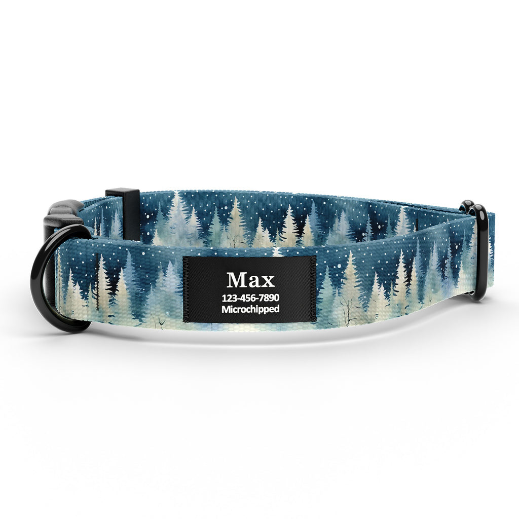 Winter Forest Dog Collar
